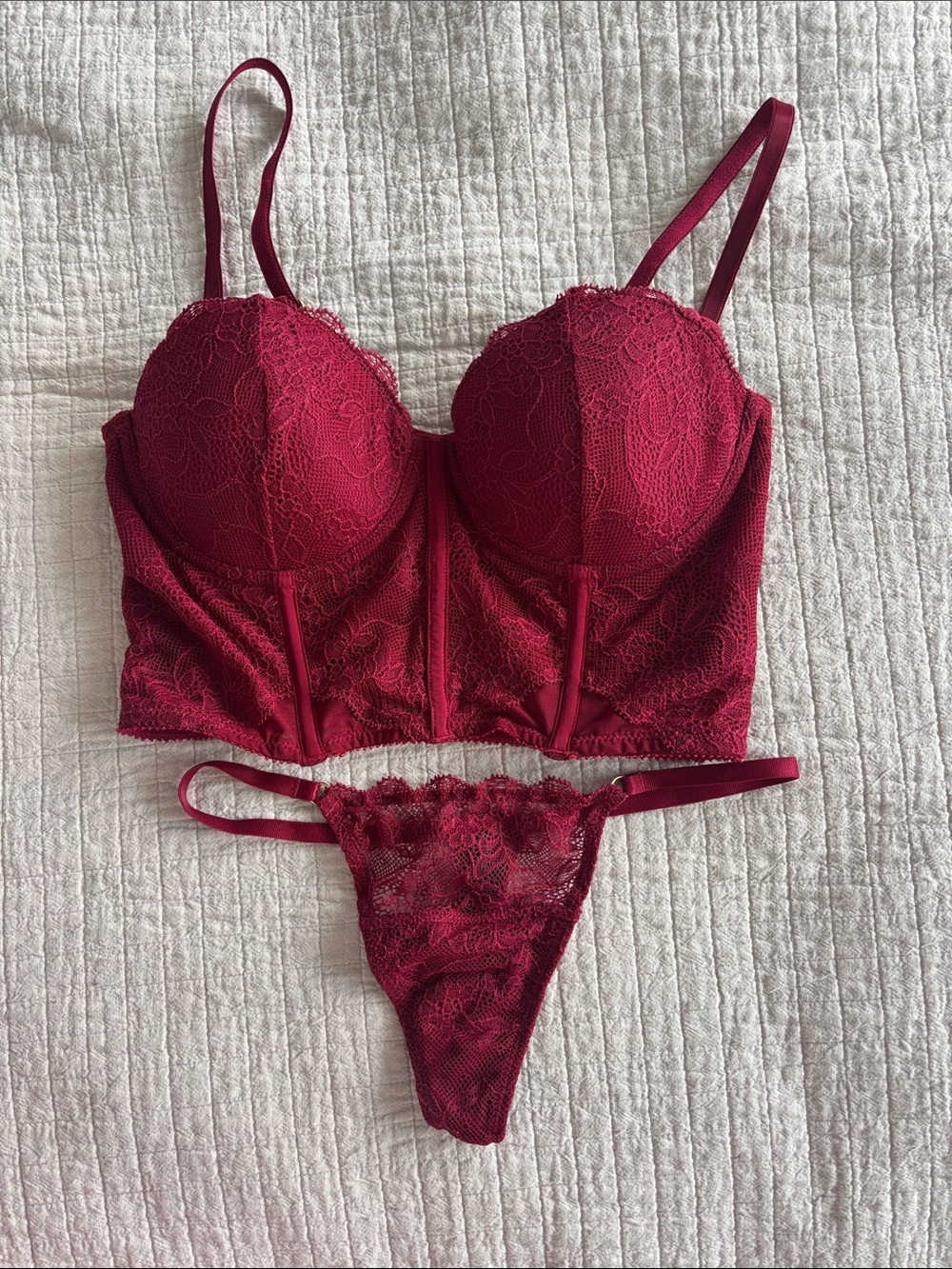 Like New Pepper Lingerie Set Size 34B/Small